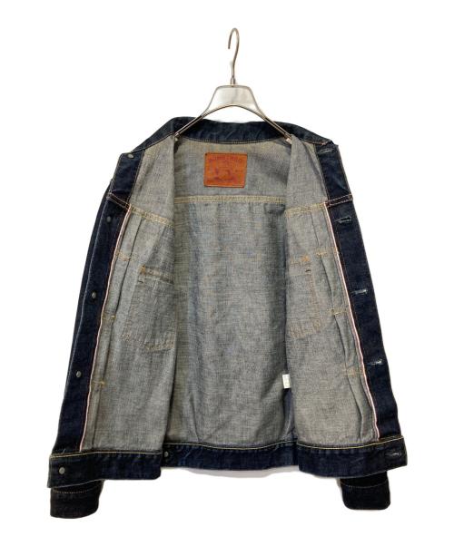 MOMOTARO JEANS（桃太郎ジーンズ）MOMOTARO JEANS (桃太郎ジーンズ) 出陣15.7oz 2ndデニムジャケット インディゴ サイズ:38の古着・服飾アイテム