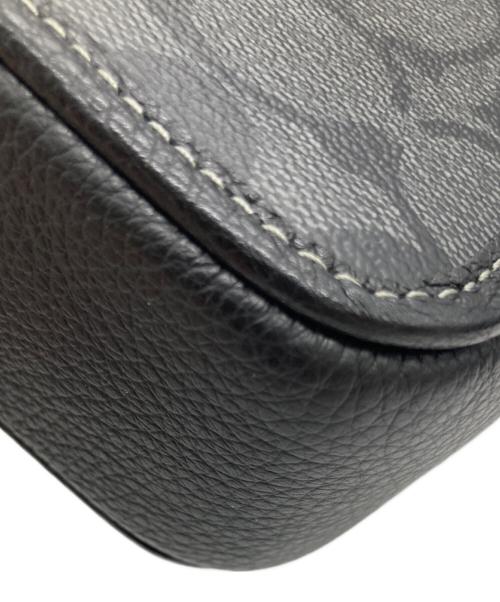 COACH（コーチ）COACH (コーチ) ショルダーバッグ ブラック×グレーの古着・服飾アイテム