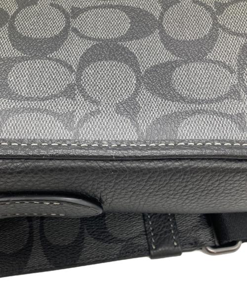 COACH（コーチ）COACH (コーチ) ショルダーバッグ ブラック×グレーの古着・服飾アイテム