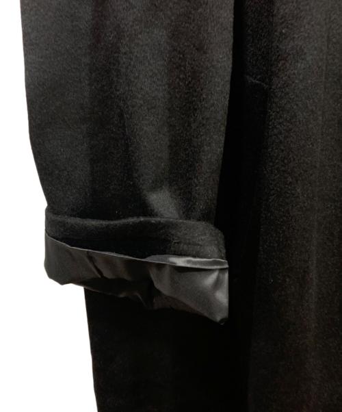 BELTA BUONO（ベルタ・ボーノ）BELTA BUONO (ベルタボーノ) ステンカラーカシミヤロングコート ブラック サイズ:９の古着・服飾アイテム