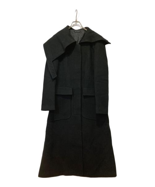 Rossella Spera（-）Rossella Spera (-) ビッグカラーコート ブラック サイズ:表記不明の古着・服飾アイテム