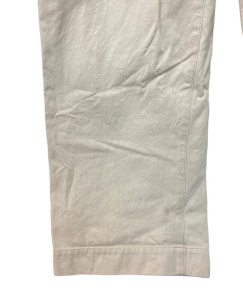 ULTERIOR（アルテリア）ULTERIOR (アルテリア) WASHED BIZEN GABARDINE TUCKED PANTS ベージュ サイズ:4の古着・服飾アイテム