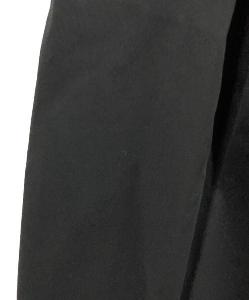 Graphpaper（グラフペーパー）Graphpaper (グラフペーパー) Wooly Cotton Twill Wide Tapered Slacks ブラック サイズ:2の古着・服飾アイテム