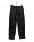 Graphpaper (グラフペーパー) Wooly Cotton Twill Wide Tapered Slacks ブラック サイズ:2：18000円