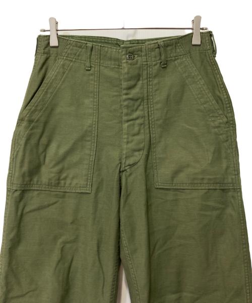 US ARMY（ユーエスアーミー）US ARMY (ユーエスアーミー) コットンツイルベイカーパンツ グリーン サイズ:30×29の古着・服飾アイテム