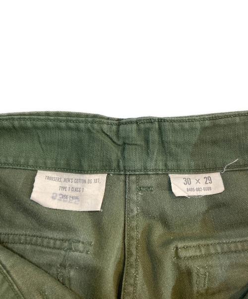 US ARMY（ユーエスアーミー）US ARMY (ユーエスアーミー) コットンツイルベイカーパンツ グリーン サイズ:30×29の古着・服飾アイテム