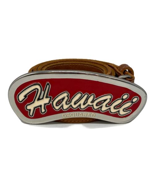 DSQUARED2（ディースクエアード）DSQUARED2 (ディースクエアード) ベルト ベージュの古着・服飾アイテム
