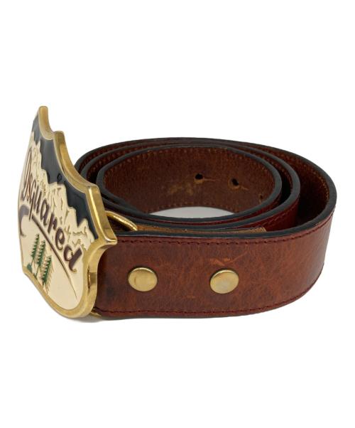 DSQUARED2（ディースクエアード）DSQUARED2 (ディースクエアード) ベルト ブラウンの古着・服飾アイテム