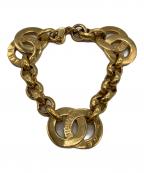 CELINEセリーヌ）の古着「サークルブレスレット」｜ゴールド