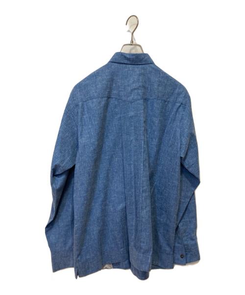 GUAYABERAS GALEZ（－）GUAYABERAS GALEZ (－) 長袖シャツ ブルー サイズ:38の古着・服飾アイテム