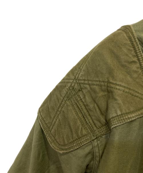 US ARMY（ユーエスアーミー）US ARMY (ユーエスアーミー) 70’s コットンサテンシューティングジャケット オリーブ サイズ:Ｌの古着・服飾アイテム