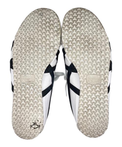 asics（アシックス）asics (アシックス) MEXICO 66 ローカットスニーカー ホワイト×ブラック サイズ:27.5の古着・服飾アイテム