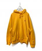 Champion×N.HOOLYWOODチャンピオン×エヌ ハリウッド）の古着「リバースウィーブ(R) フーデッドスウェットシャツ」｜イエロー