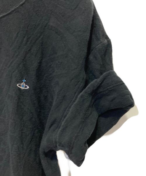 Vivienne Westwood man（ヴィヴィアン ウェストウッド マン）Vivienne Westwood man (ヴィヴィアン ウェストウッド マン) ワンポイントロゴカットソー ブラック サイズ:44の古着・服飾アイテム