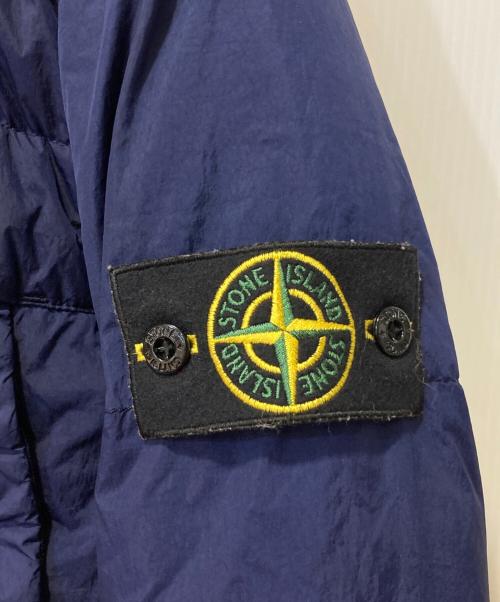 STONE ISLAND（ストーンアイランド）STONE ISLAND (ストーンアイランド) 14AW GARMENT DYED CRINKLE REPS NY DOWN ネイビー サイズ:Sの古着・服飾アイテム