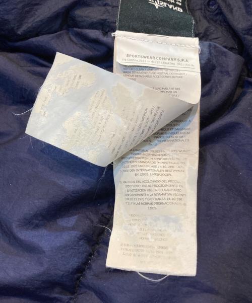 STONE ISLAND（ストーンアイランド）STONE ISLAND (ストーンアイランド) 14AW GARMENT DYED CRINKLE REPS NY DOWN ネイビー サイズ:Sの古着・服飾アイテム