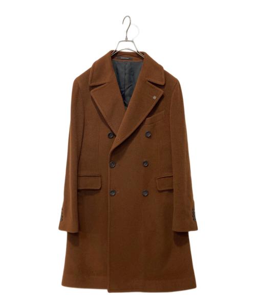 TAGLIATORE（タリアトーレ）TAGLIATORE (タリアトーレ) ウール チェスターコート ブラウン サイズ:46/8Rの古着・服飾アイテム