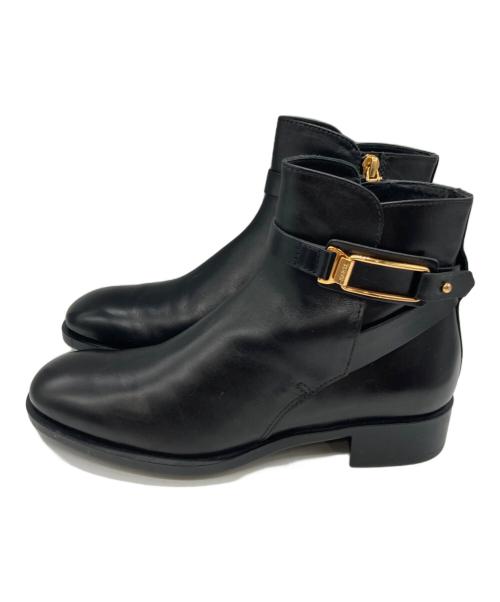TOD'S（トッズ）TOD'S (トッズ) サイドジップブーツ ブラック サイズ:22.5cmの古着・服飾アイテム