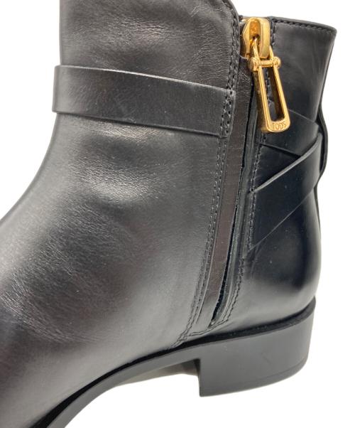 TOD'S（トッズ）TOD'S (トッズ) サイドジップブーツ ブラック サイズ:22.5cmの古着・服飾アイテム