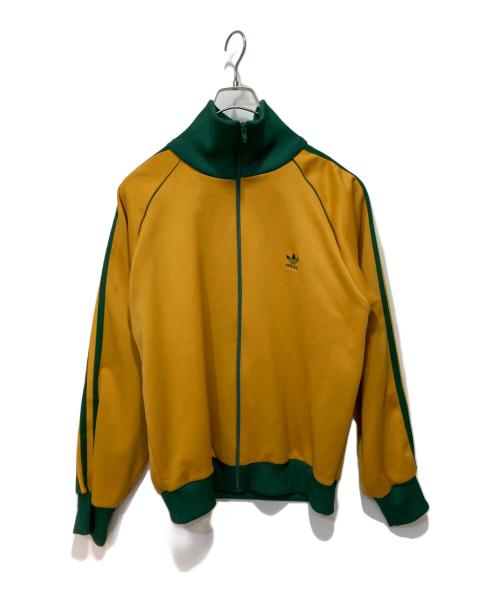 adidas（アディダス）adidas (アディダス) 80’s トラックジャケット イエロー×グリーン サイズ:FREEの古着・服飾アイテム
