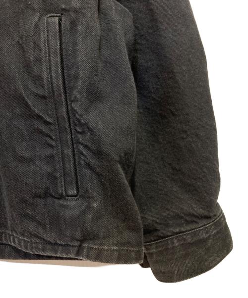 KURO iro（クロ イロ）KURO iro (クロ イロ) オーバースリーブクロスデニムジャケット ブラックの古着・服飾アイテム