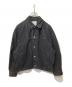 KURO iro（クロ イロ）の古着「オーバースリーブクロスデニムジャケット」｜ブラック