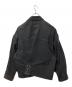KURO iro (クロ イロ) オーバースリーブクロスデニムジャケット ブラック：20000円