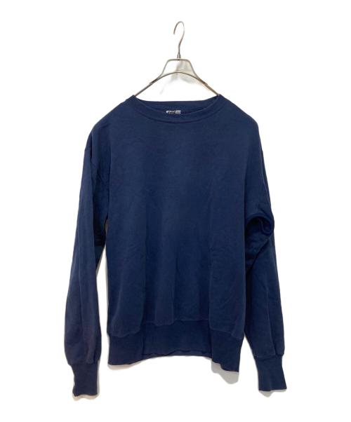 GOODENOUGH（）GOODENOUGH (グッドイナフ) クルーネックスウェット ネイビー サイズ:Ｌの古着・服飾アイテム
