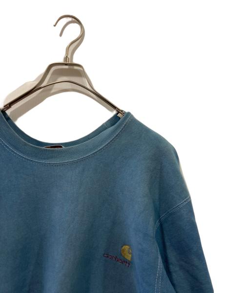 CarHartt（カーハート）CarHartt (カーハート) クルーネックスウェット ブルー サイズ:表記不明の古着・服飾アイテム