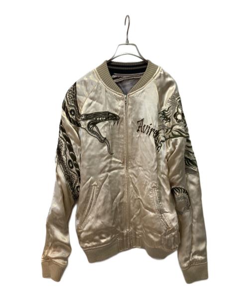 AVIREX（アヴィレックス）AVIREX (アヴィレックス) リバーシブルスカジャン マルチカラー サイズ:Ｌの古着・服飾アイテム