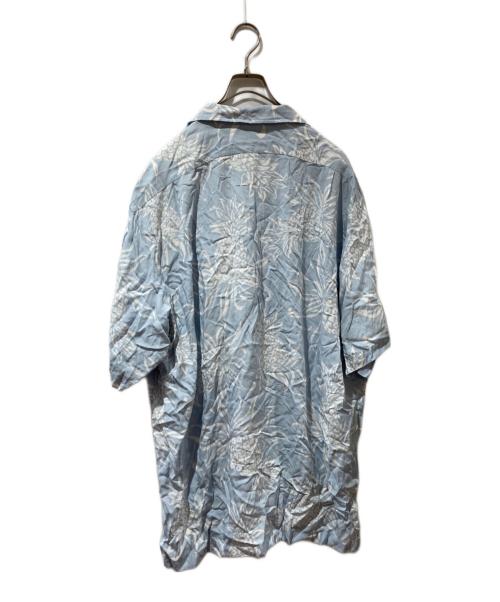 POLO RALPH LAUREN（ポロ・ラルフローレン）POLO RALPH LAUREN (ポロ・ラルフローレン) レーヨンオープンカラーシャツ ブルー サイズ:Lの古着・服飾アイテム