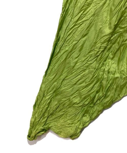 ISSEY MIYAKE（イッセイミヤケ）ISSEY MIYAKE (イッセイミヤケ) サルエルパンツ グリーン サイズ:8の古着・服飾アイテム