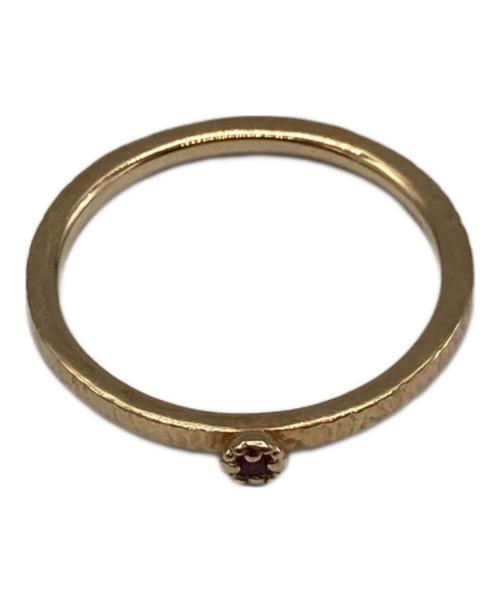 AGATE（アガット）AGATE (アガット) ストーン付きリング ゴールド サイズ:表記無しの古着・服飾アイテム