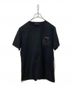 PRADAプラダ）の古着「ラバーTシャツ」｜ブラック