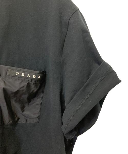 PRADA（プラダ）PRADA (プラダ) ラバーTシャツ ブラック サイズ:Mの古着・服飾アイテム