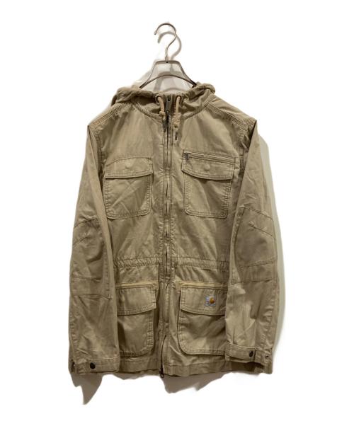 CarHartt（カーハート）CarHartt (カーハート) フーデッドジャケット ベージュ サイズ:Sの古着・服飾アイテム