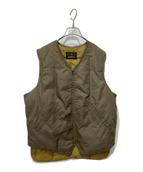 Eddie Bauer（エディーバウアー）Eddie Bauer (エディーバウアー) ダウンベスト ブラウン サイズ:42の古着・服飾アイテム