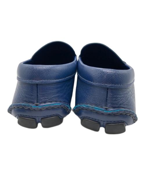 PRADA（プラダ）PRADA (プラダ) ドライビングシューズ ブルー サイズ:51/2の古着・服飾アイテム