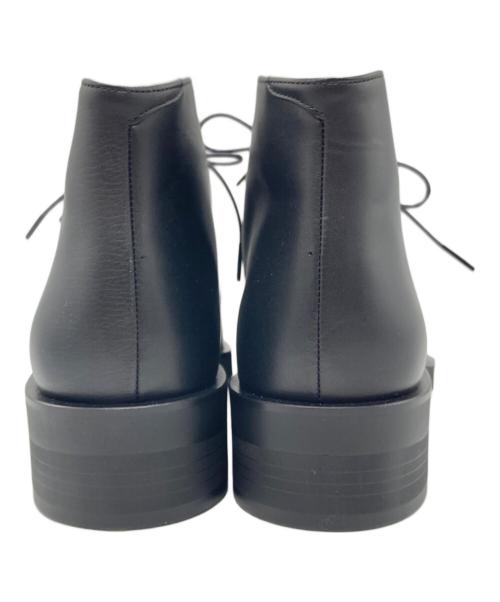 Alfredo BANNISTER（アルフレッドバニスター）alfredo BANNISTER (アルフレッドバニスター) スクエアトゥブーツ ブラック サイズ:40の古着・服飾アイテム