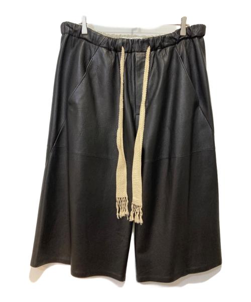 LOEWE（ロエベ）LOEWE (ロエベ) 20AW クロップド フレアトラウザーズ ブラック サイズ:Ｍの古着・服飾アイテム
