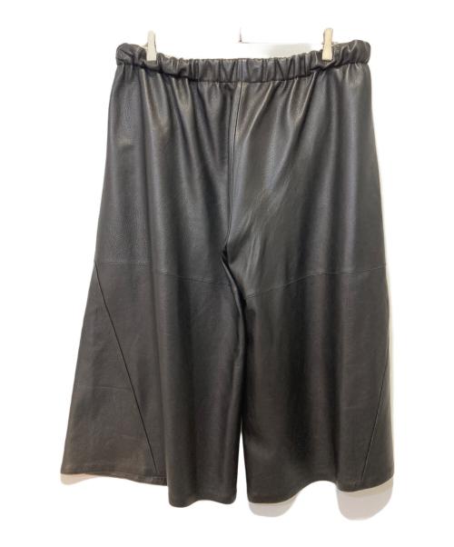 LOEWE（ロエベ）LOEWE (ロエベ) 20AW クロップド フレアトラウザーズ ブラック サイズ:Ｍの古着・服飾アイテム