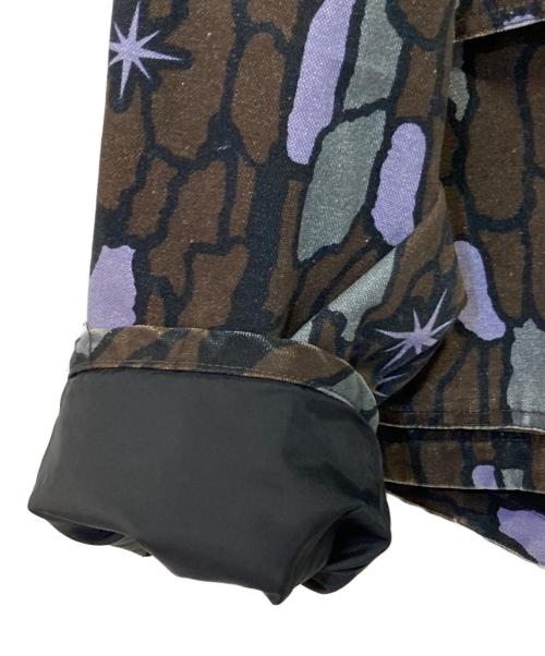 BoTT（ボット）BoTT (ボット) Canvas Work Jacket ブラウン×パープル サイズ:Ｌの古着・服飾アイテム