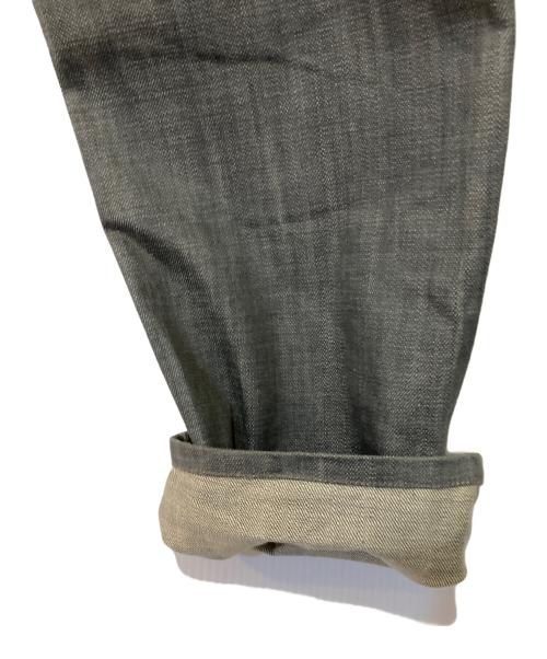 SCANNER（スキャナー）scanner (スキャナー) ダブルニーデニムパンツ グレー サイズ:Ｌの古着・服飾アイテム