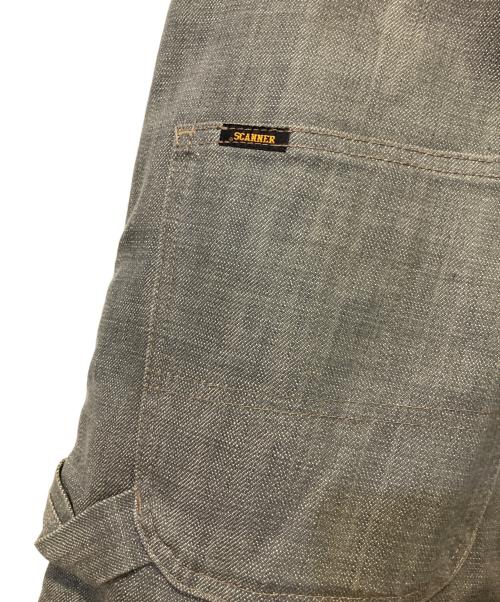 SCANNER（スキャナー）scanner (スキャナー) ダブルニーデニムパンツ グレー サイズ:Ｌの古着・服飾アイテム