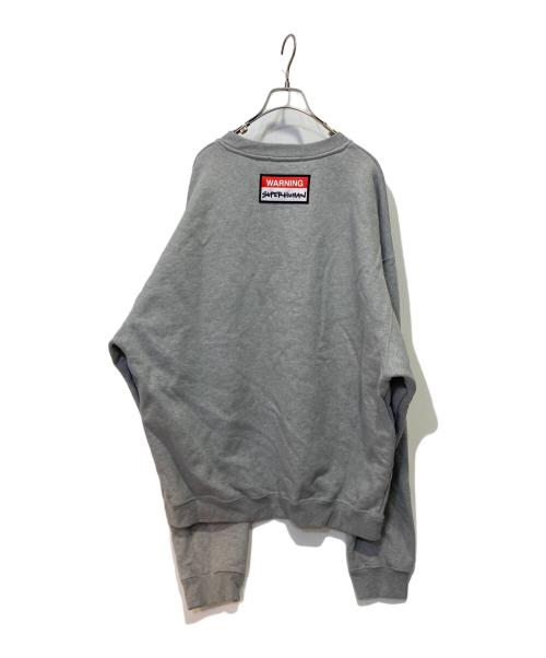 MEMBERS OF THE RAGE（メンバーズ オブ ザ レイジ）MEMBERS OF THE RAGE (メンバーズ オブ ザ レイジ) MOTR Crewneck Sweatshirt グレー サイズ:XLの古着・服飾アイテム