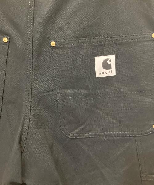 sacai（サカイ）sacai (サカイ) CarHartt (カーハート) 24ss ダブルニーダックショーツ ブラック サイズ:3の古着・服飾アイテム