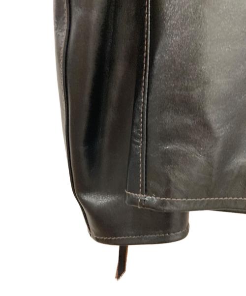 Y’2 LEATHER（ワイツーレザー）Y’2 LEATHER (ワイツーレザー) VINTAGE HORSE LIGHT SINGLE RIDER'S JKT ブラック サイズ:42の古着・服飾アイテム