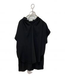 BEIGE（ベイジ）の古着「ウォッシャブルスキッパーブラウス」｜ブラック