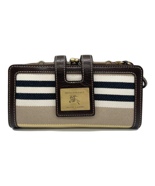 BURBERRY BLUE LABEL（バーバリー ブルー レーベル）BURBERRY BLUE LABEL (バーバリーロンドンブルーレーベル) ショルダーバッグ ベージュの古着・服飾アイテム