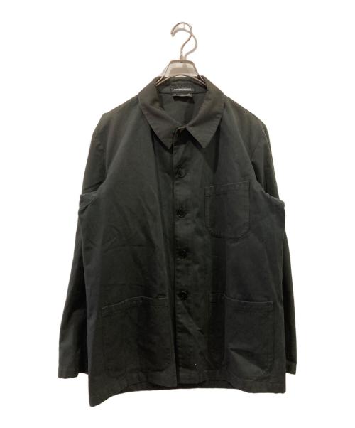 agnes b homme（アニエスベーオム）agnes b homme (アニエスベーオム) 90’s コットンカバーオール ブラック サイズ:50の古着・服飾アイテム